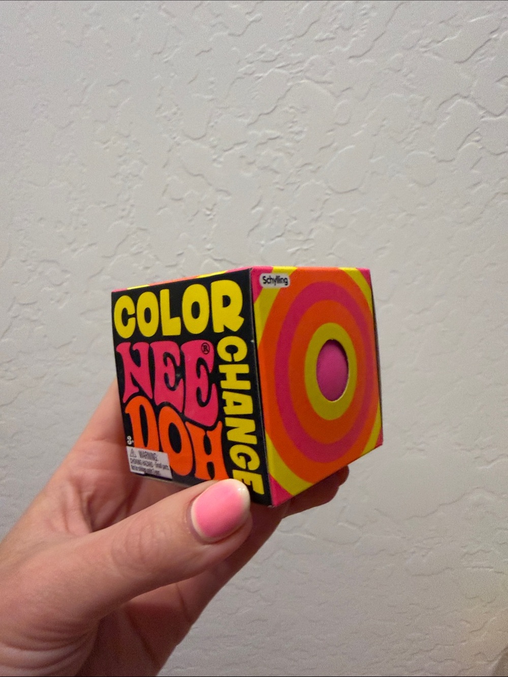 Authentic ** pink color changing ball